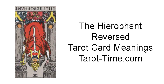 (5) The Hierophant Reversed Tarot Card Meanings | Tarot Time