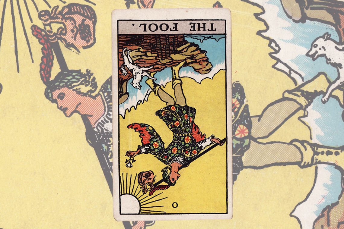 00 The Fool Reversed Tarot Meaning